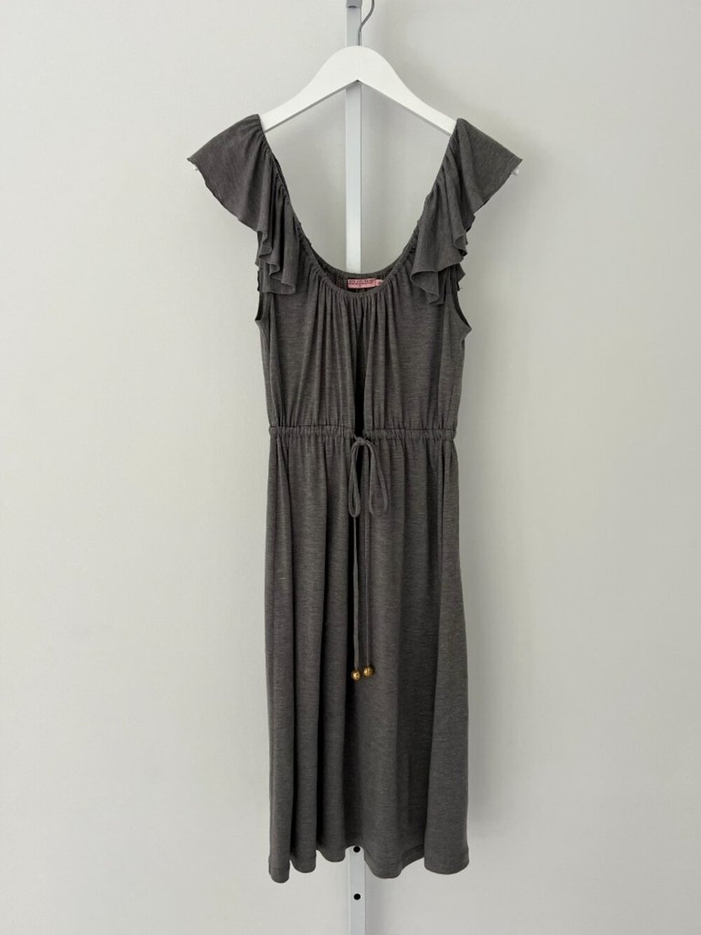 JUICY COUTURE GRAY LYOCELL SUNDRESS SIZE P